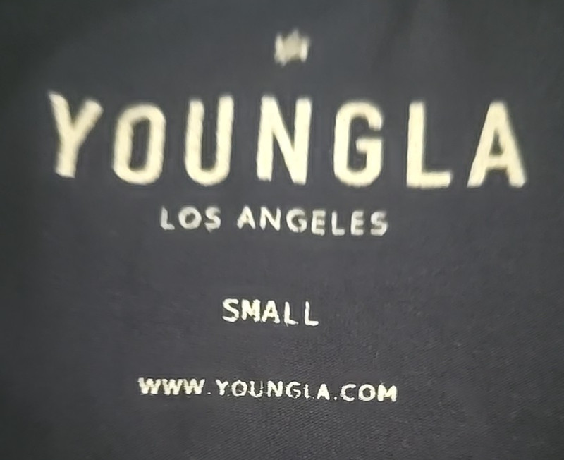 YoungLA 315 Hummingbird Graphic Tank Shirt Men Small Blue Muscle Cut Off Active gallery