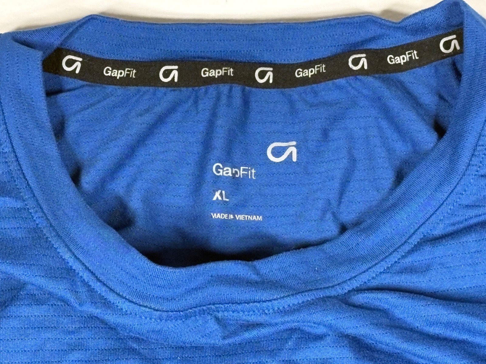 GapFit T Shirt Men XL Blue Athletic Performance Training Gym Active Casual gallery