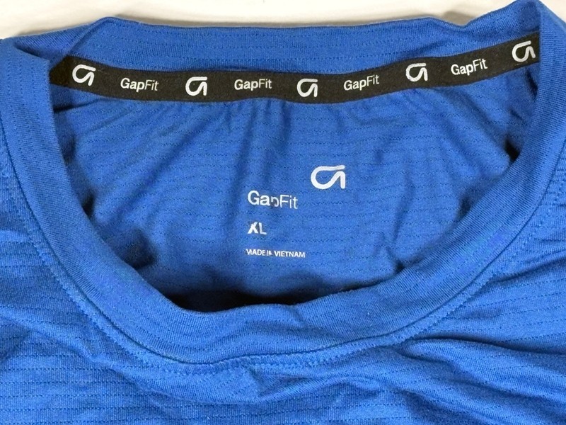 GapFit T Shirt Men XL Blue Athletic Performance Training Gym Active Casual gallery