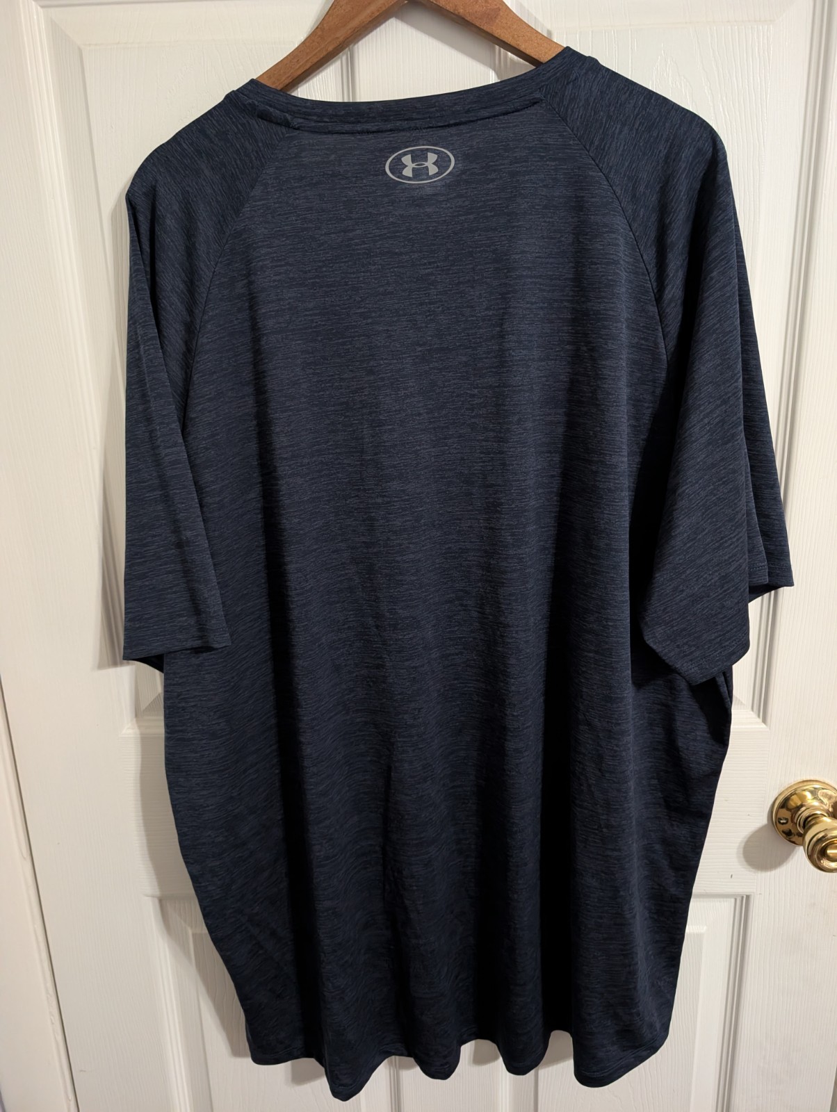 Under Armour Mens Shirt Blue Tech Tee Short Sleeve Active Performance Size 4XL gallery