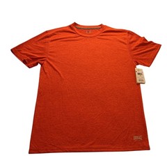 Everlast Sport Men’s Heather Tee Orange Wicking Active Shirt Medium New NWT