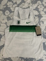 Nike Dri-Fit ADV Oregon Track Club Singlet Men’s White/Green Sz XL *DR5812-100