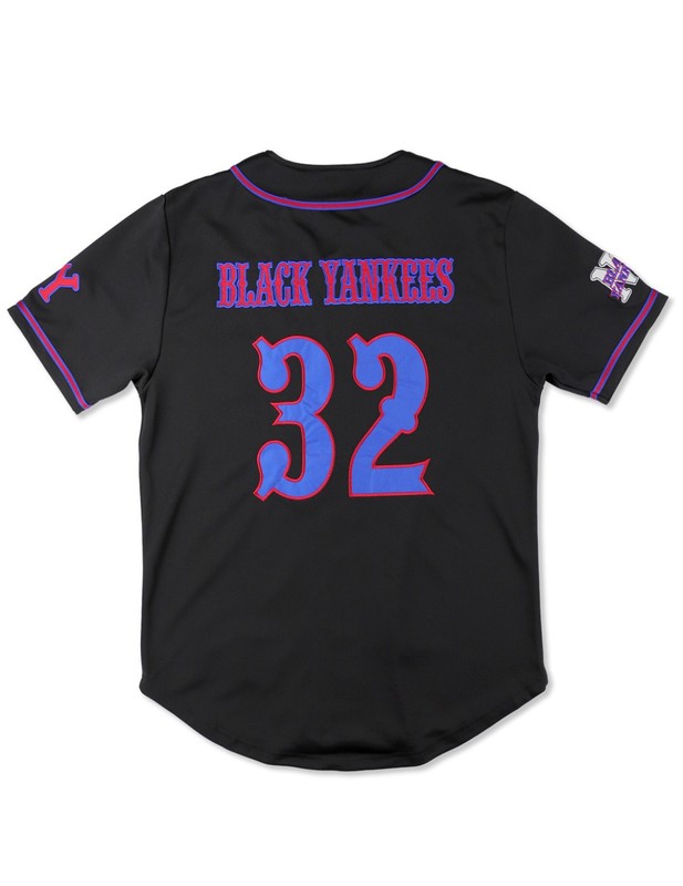 NLBM Negro Leagues M5 Baseball Jersey Black Yankees Black gallery