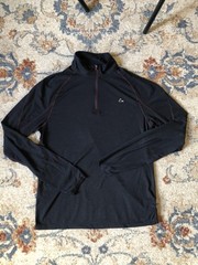 Paradox Merino Blend Pullover Mens Medium Black Half Zip Long Sleeve Outdoor Top