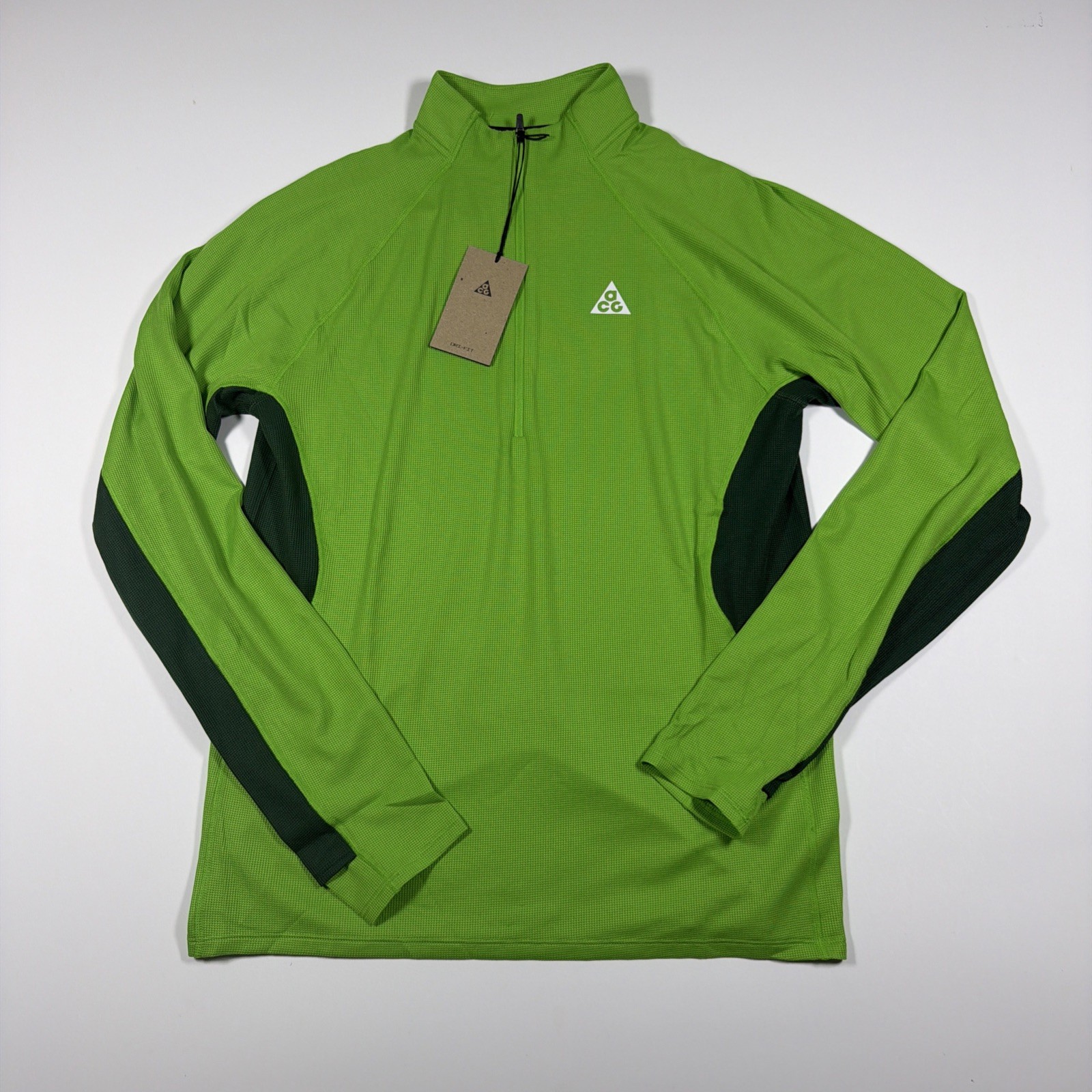 Nike ACG Dri Fit Mid Layer 1/4 Hike Zip Trail Running Top Men’s S IO9669 307 NWT gallery
