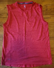 AND1 Quick Dry Sleeveless Tank Top Red Men’s Size S Crew Neck Pullover