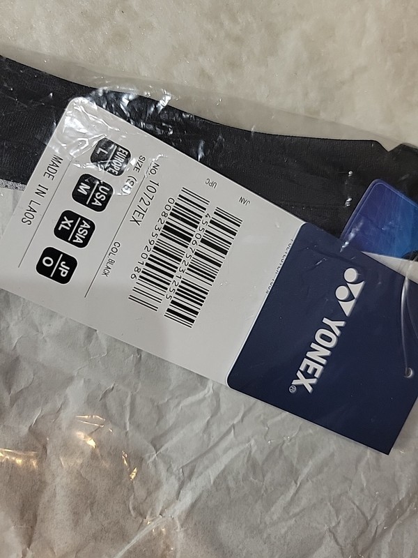 Yonex Men's Spring Club Chest Stripe Top Black Size Medium gallery
