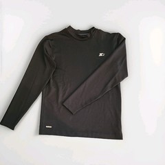 Starter Dri-Star Black Long Sleeve Pullover Shirt Active Wear Mens Medium