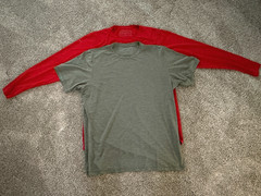 Lot of 2 Anetik Performance Long & Short Sleeve Shirts Mens XL UPF 30 NWOT