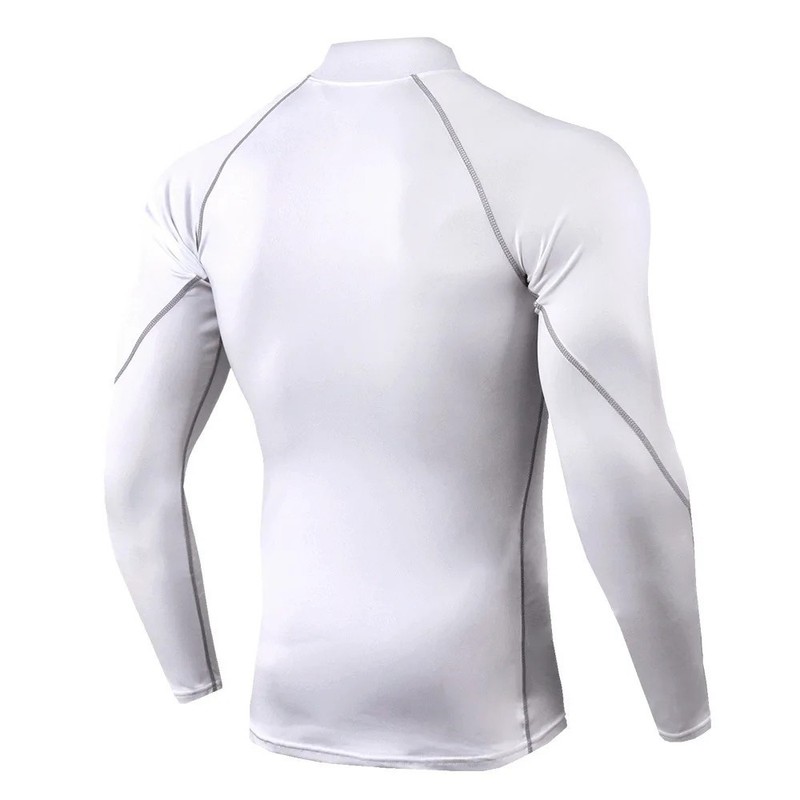 Men’s Quick Dry Long Sleeve Compression Gym Shirt Running Fitness Sports Gift gallery