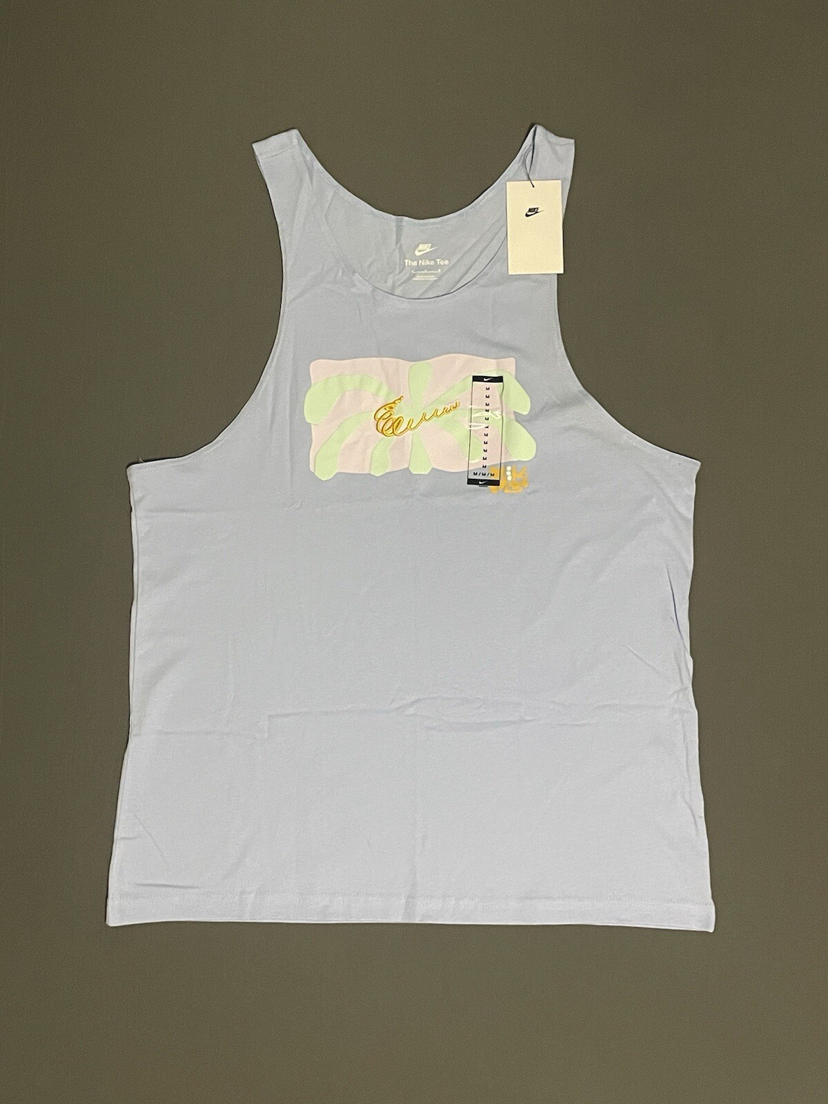 NWT Nike NSW Spring Break Tank Top DR9844-548 Mens Size Medium RARE Light Marine gallery