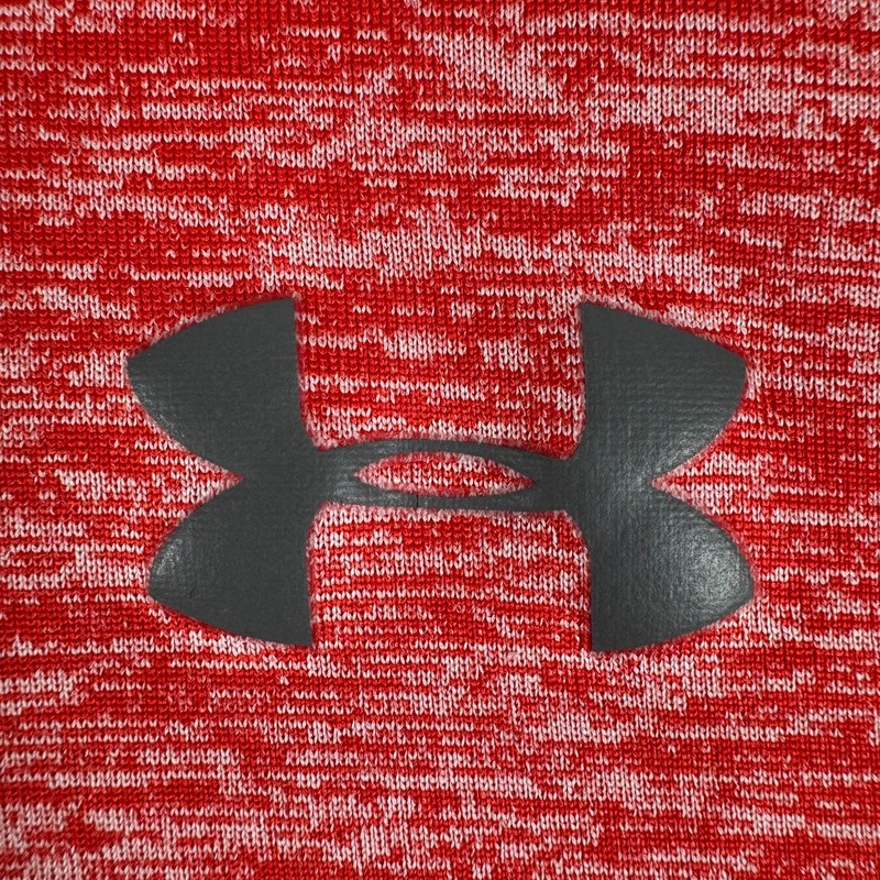 Under Armour HeatGear 1/4 Zip Pullover Shirt Loose Red Mens Medium M gallery