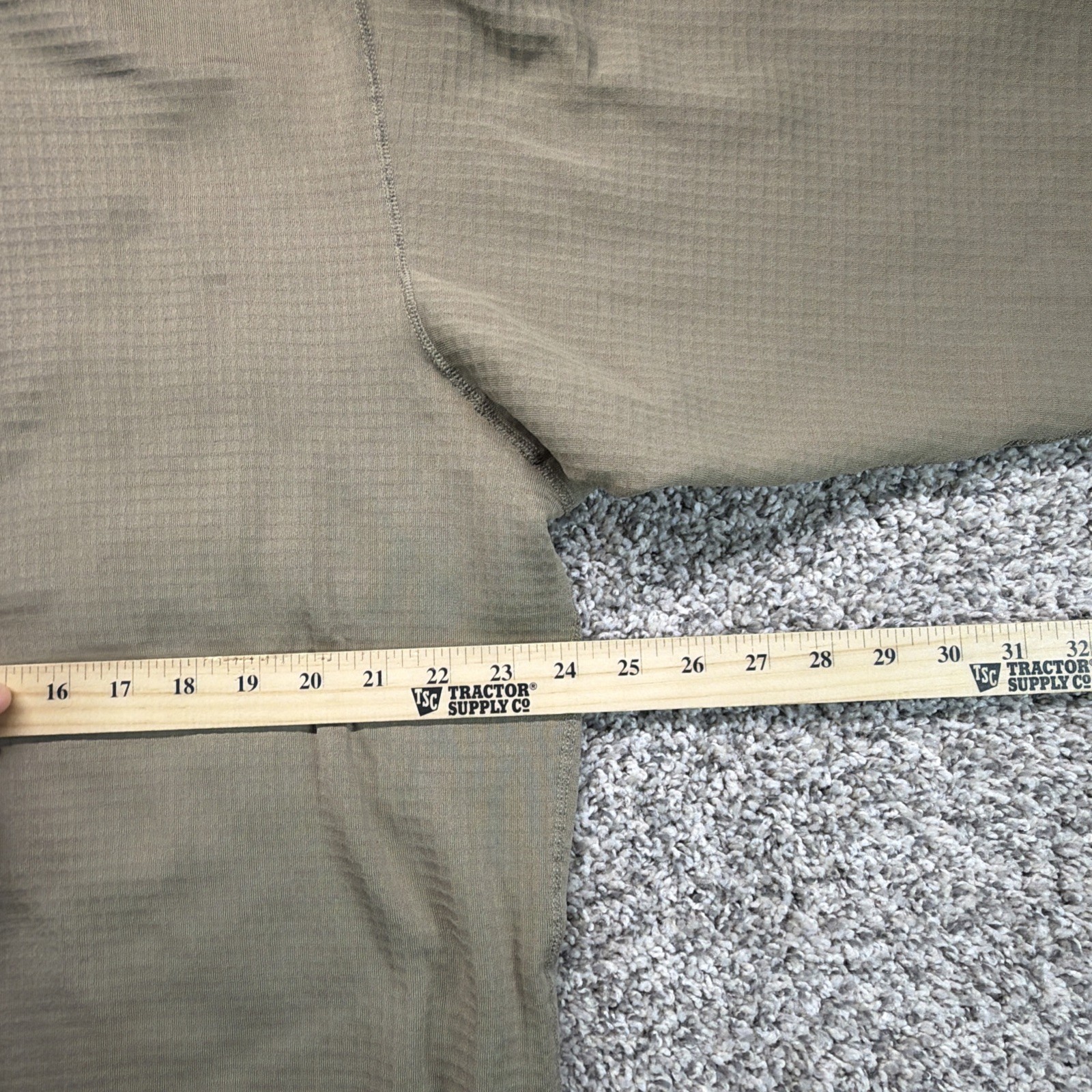 US Army Gen 3 Mid Weight Cold Weather Shirt Men XL Long Tan Thermal Waffle gallery