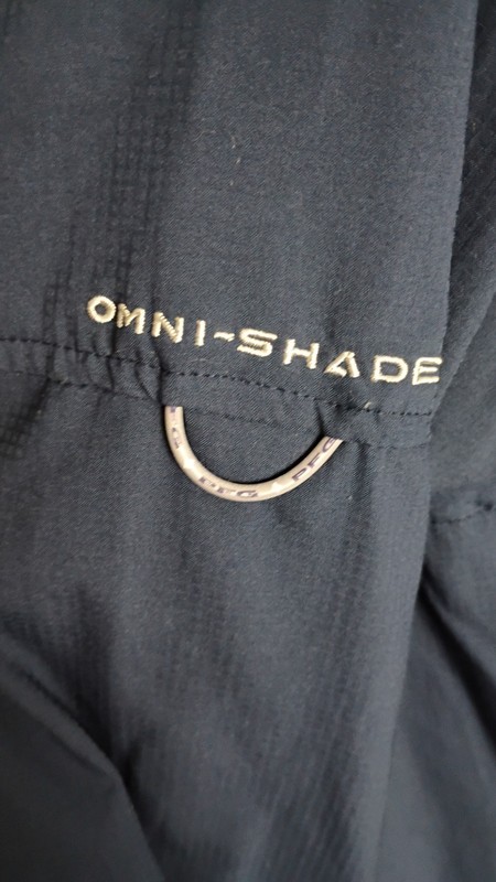Columbia Tamiami PFG Blue Mens Sz S Omni Shade Outdoors Roll Tap Shirt Vented gallery