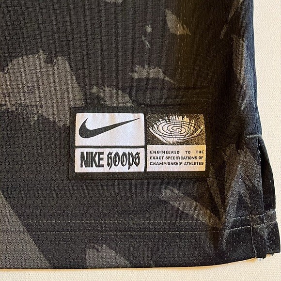 Nike Basketball Jersey Men's L Black blue Hoops FN2688-011 drf-fit DNA NWT $60 gallery