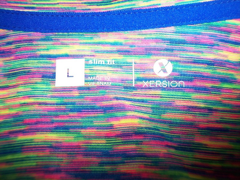 New Xersion Pride Large Rainbow Striped 1/4 Zip Poly/Spandex Pullover Shirt gallery
