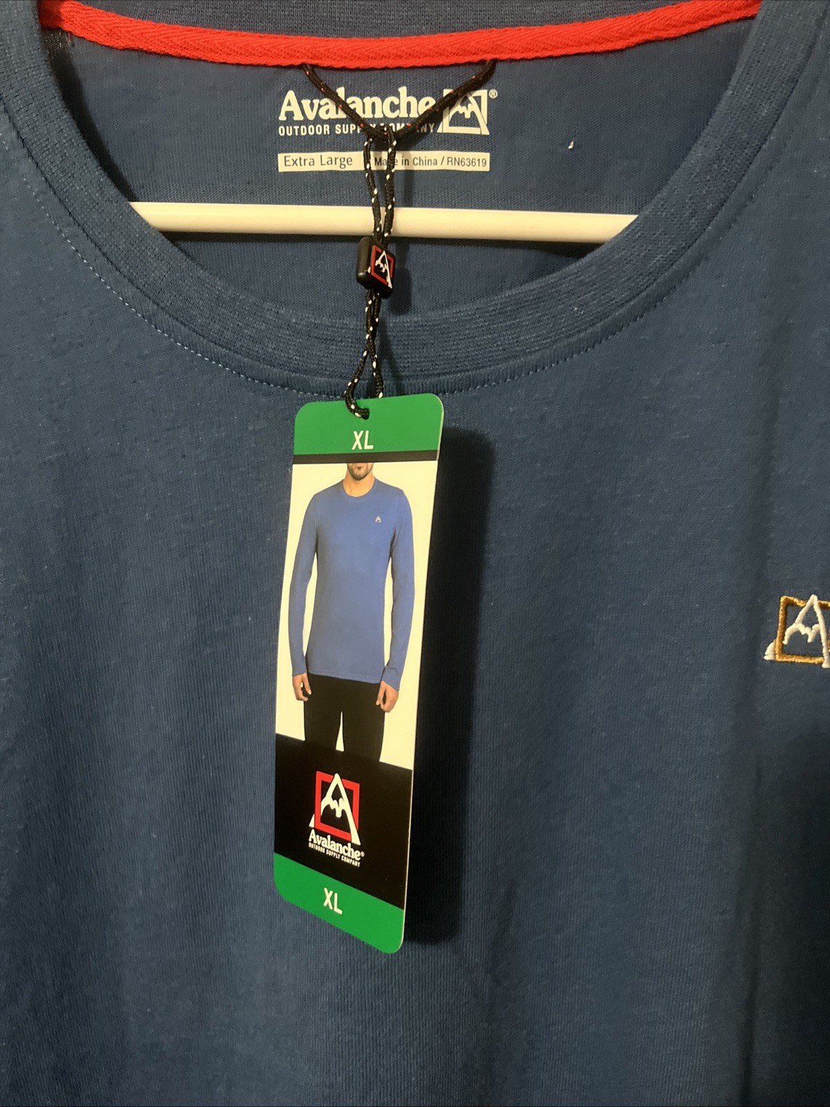 Avalanche Outdoor Supply Co Men's Relaxed Fit Sweatshirt, Blue, Size XL gallery