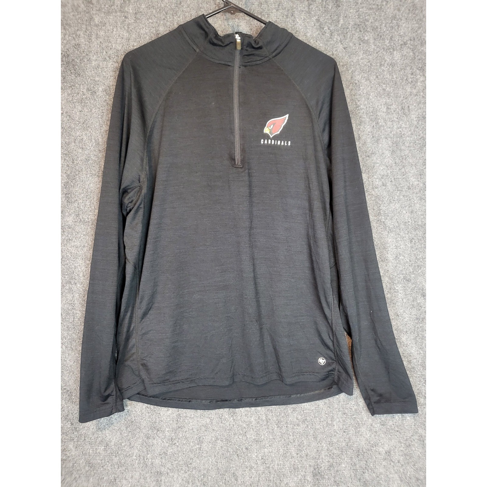 Arizona Cardinals 47 Brand Pullover Men's L Long Sleeve Quarter Zip NFL Football gallery