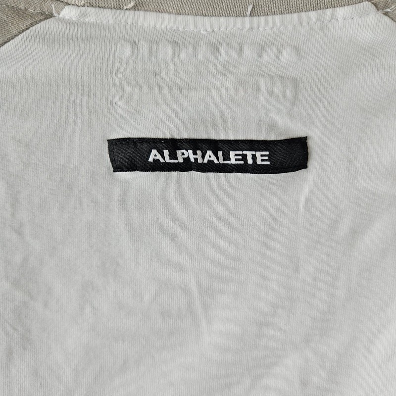 ALPHALETE Mens Medium Performance Fit Baseball T Shirt White gallery