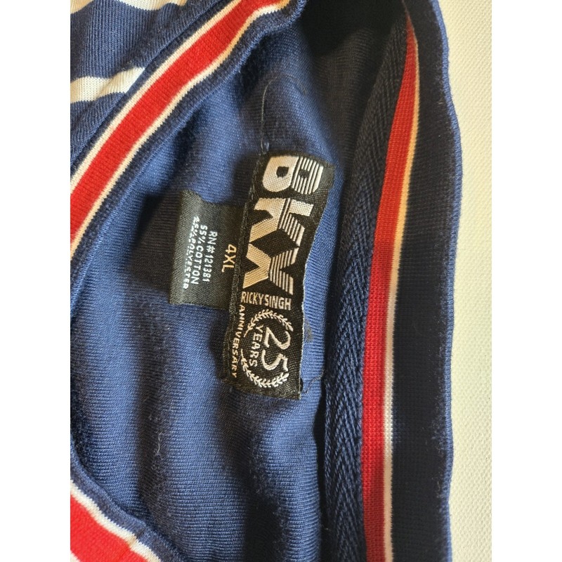 BKX Ricky Singh Brooklyn Xpress Jersey Mens 4XL Black White Red Stars Stripes gallery