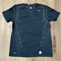 Nike Shirt Men Large Blue Nike Pro Fitted NikeFIT Short Sleeve Crewneck