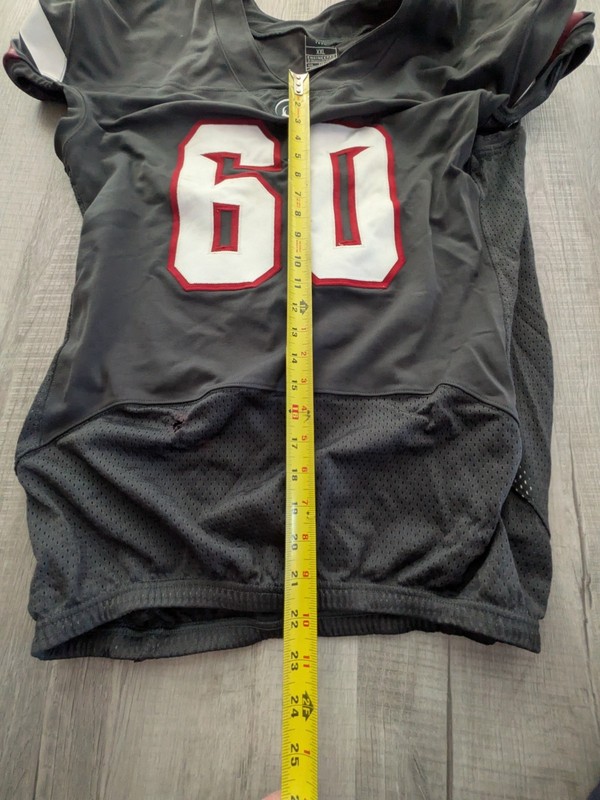 Nike Gray Red White Jersey Practice Jersey Mens XXL football See Details gallery