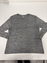 Athletic Works Brand Adult 3XG Gray Black Short Sleeve T-Shirt