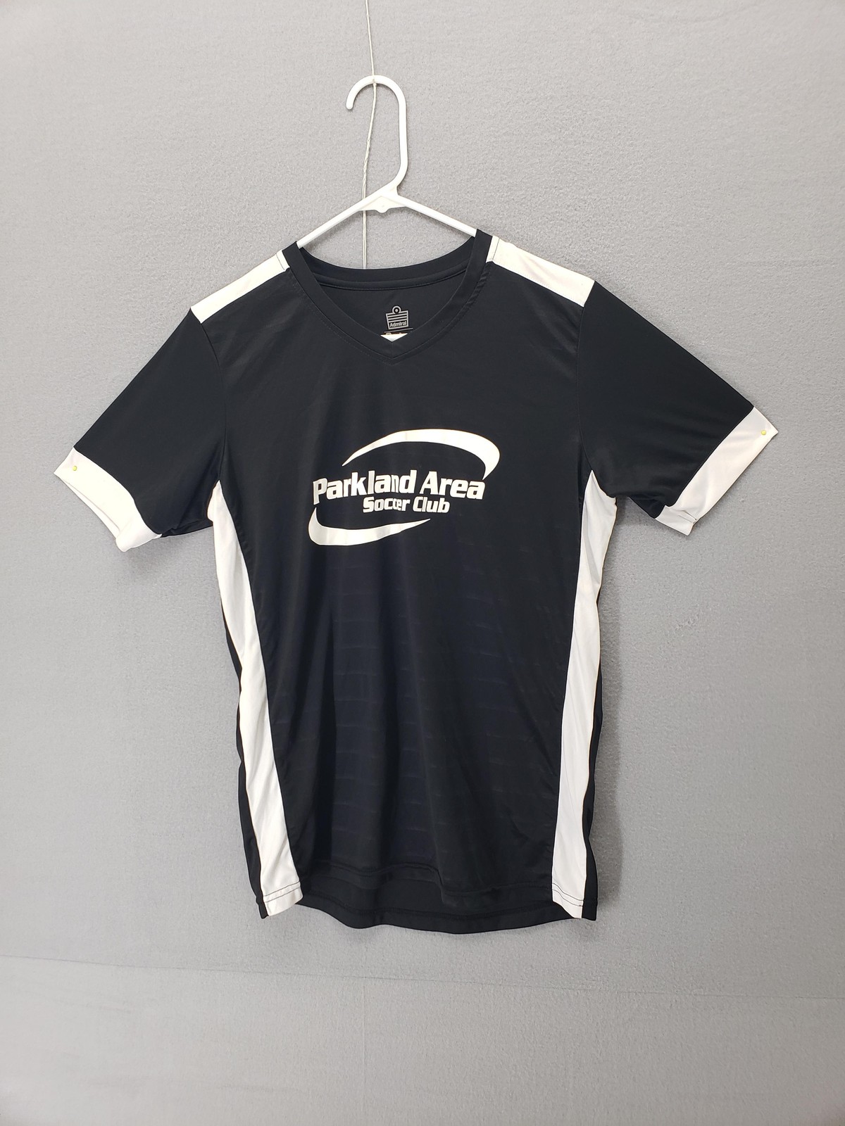 Parkland Area Soccer Club Shirt Mens Small Black White Admiral VaporDraw Jersey gallery