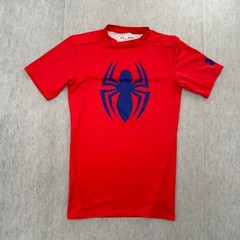 Under Armour Shirt Adult Medium Compression Spiderman Athletic Marvel Alter Ego