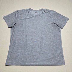 TYR Mens 2XL Gray Heathered Short Sleeve Athletic Performance Training T-Shirt