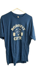 Gym Men’s T-Shirt XLBodyfit Next Level Blue Fitness Activewear Shirt