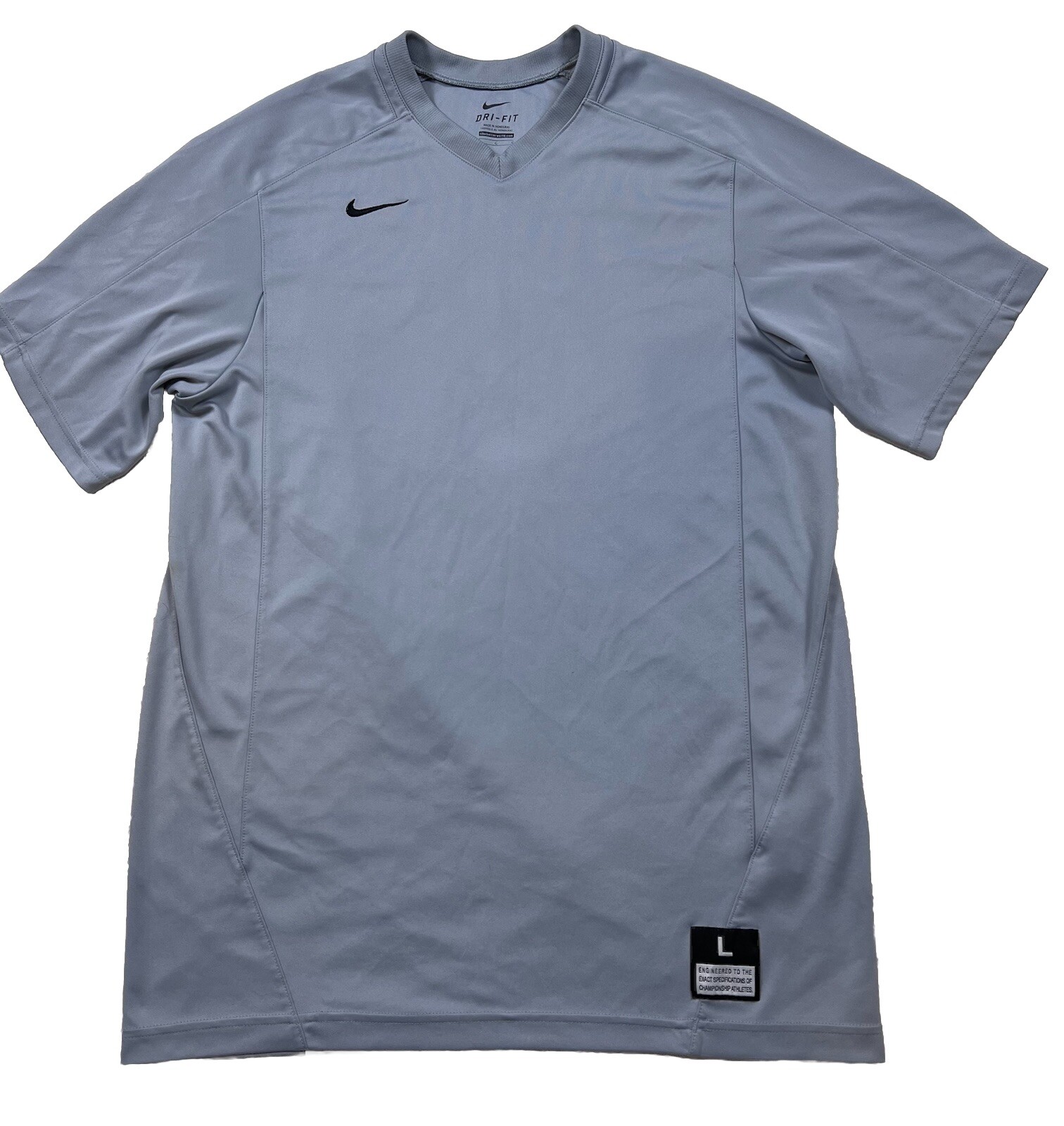 Nike Vapor Dri-FIT Shirt Baseball Practice Cage Jersey Gray 708189 Sz L $40.00 gallery