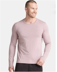 Athletic Works Men’s L Tri Blend Long Sleeve Shirt Smokey Lavender Performance