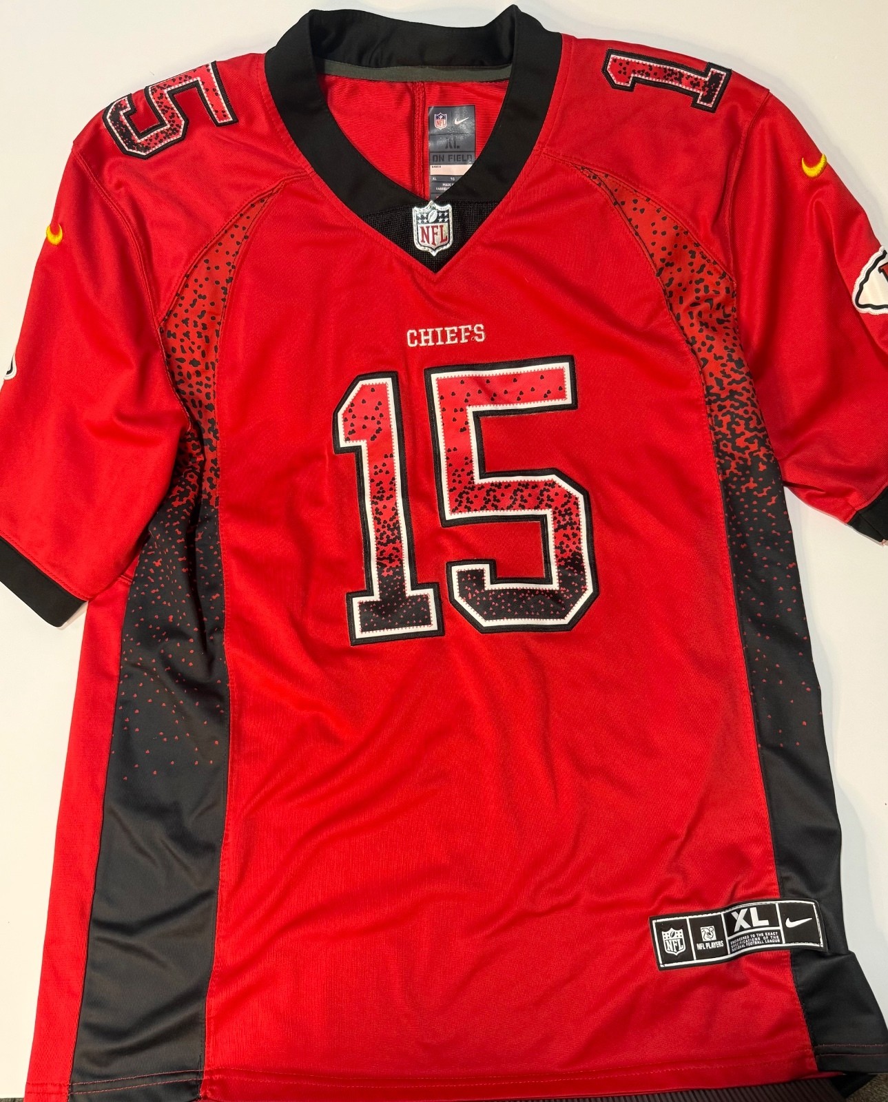 Stitched Nike On Field Patrick Mahomes Chiefs Specialty Speckle Jersey Men’s XL gallery