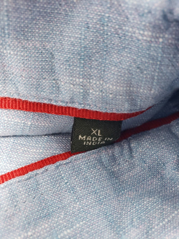 Orvis XL Button Front Shirt with Pocket 100% Cotton Short Sleeve Made in India gallery