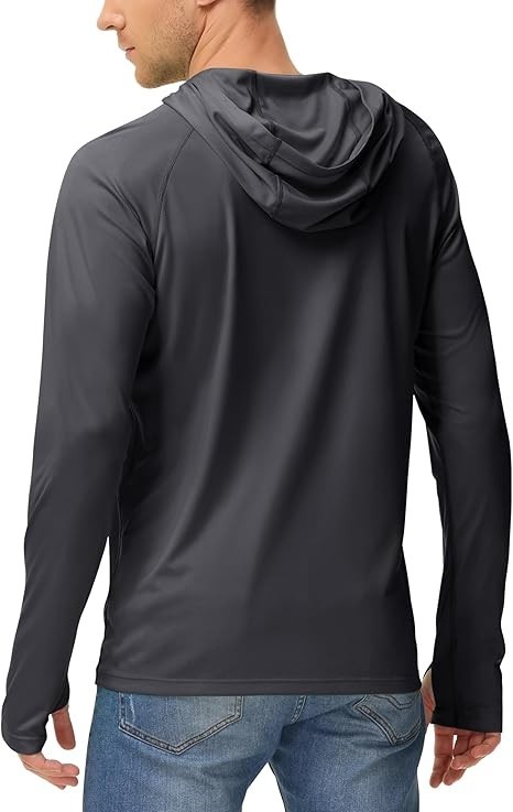 Sudadera con capucha y protección solar para hombre UPF 50+ Rash Guard SPF gallery