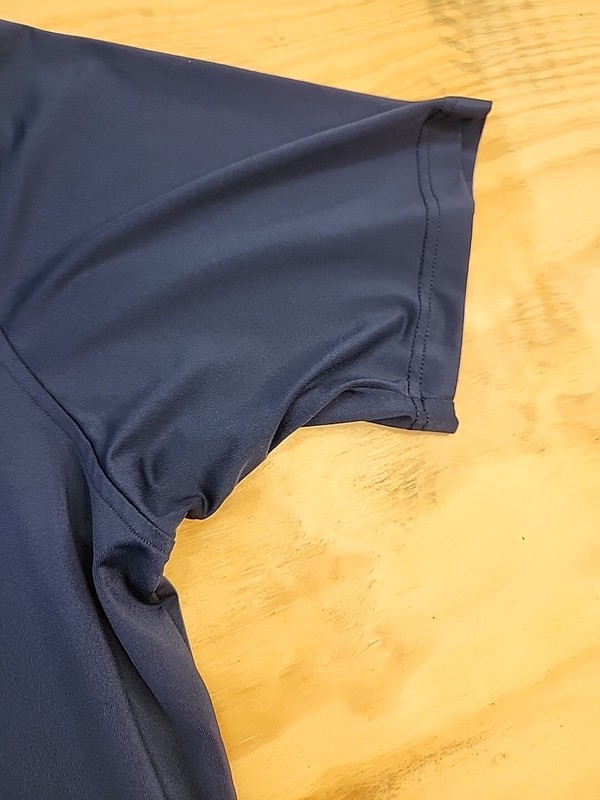 F&G Tech Blue Polyester Blend Golf Polo Shirt Mens XL Lightweight gallery