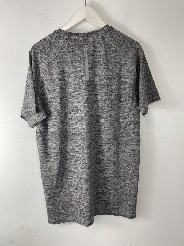 Souluxe Shirt Mens Medium Athletic Gym Gray Tee Short Sleeve Training N289 gallery