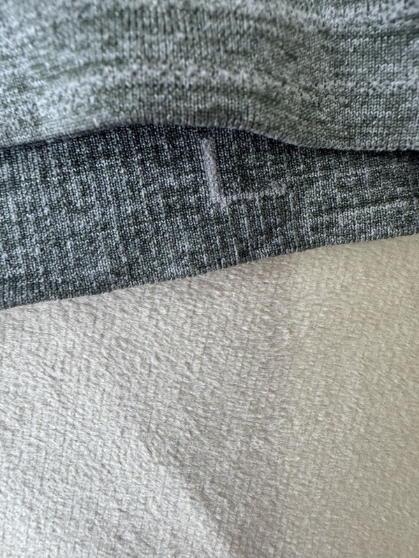 Lululemon Metal Vent Tech Performance Shirt Striped Top U3 Gray Ombre Men's Sz L gallery