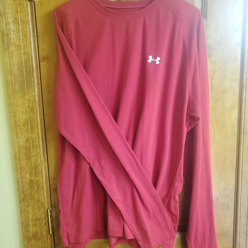 Under Armour Unisex Adult Baselayer Polyester And Spandex Red Sz XL gallery
