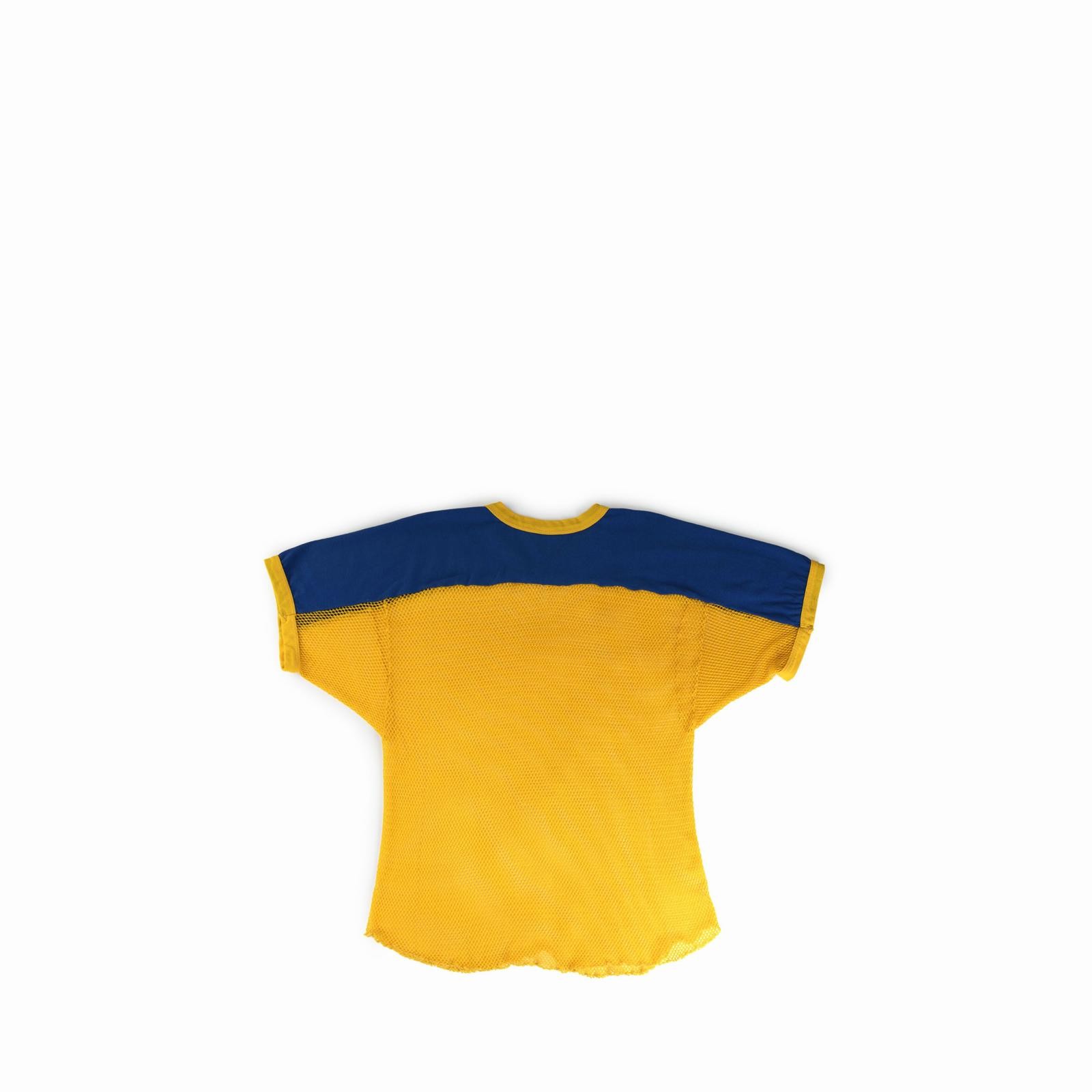 Vintage 1980's Rusell Ringer Jersey Shirt 80s Vtg Nylon Mesh Football 1980 gallery