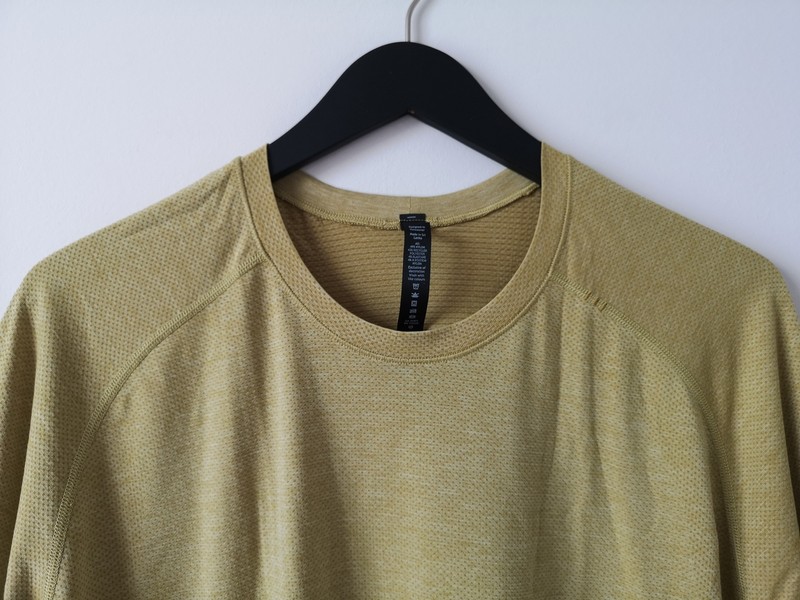 NWT LULULEMON AGLD/DWGN Yellow Green Metal Vent Tech SS 2.0 Top Shirt Men's XXL gallery