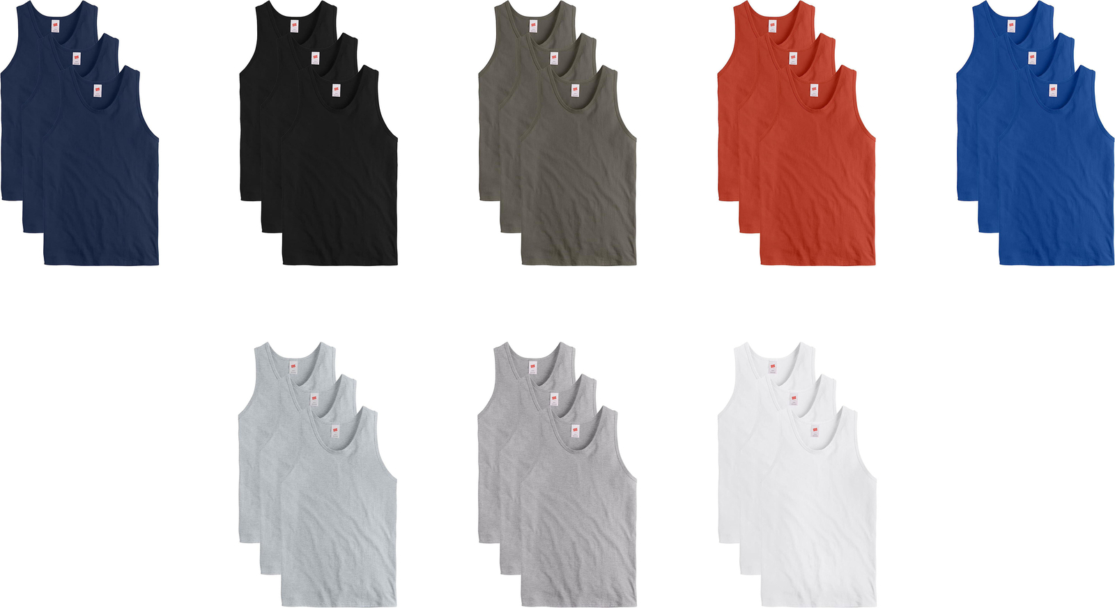 Hanes Essentials Men's Cotton Tank Top (3 Pack) gallery