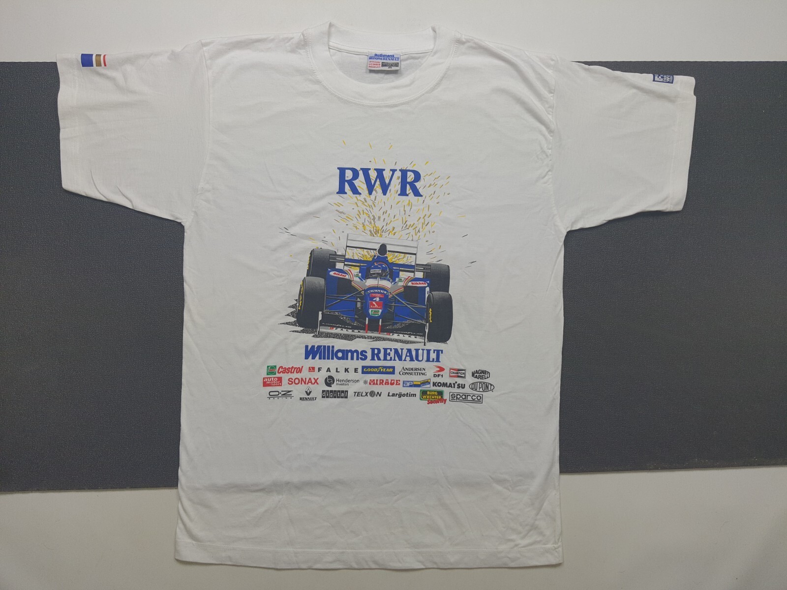 Vintage F1 Formula one williams renault racing jersey shirt RWR size L gallery