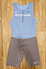 Nike Pro Elite Botswana Track Field Racing Speedsuit Singlet Men’s Sz Large USA