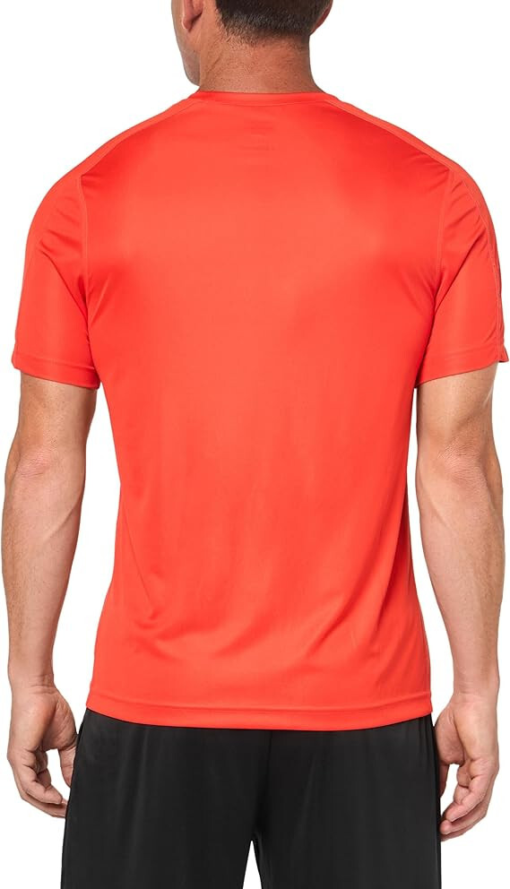 Reebok Men's Short Small Sleeve Tech Tee, Dynamic Red, Large gallery