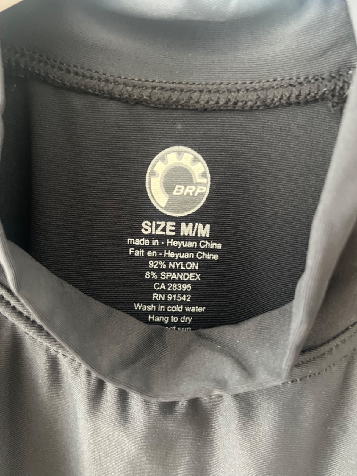 NWT! BRP MEDIUM SEA-DOO Men's Vibe SS Rashguard BLACK gallery