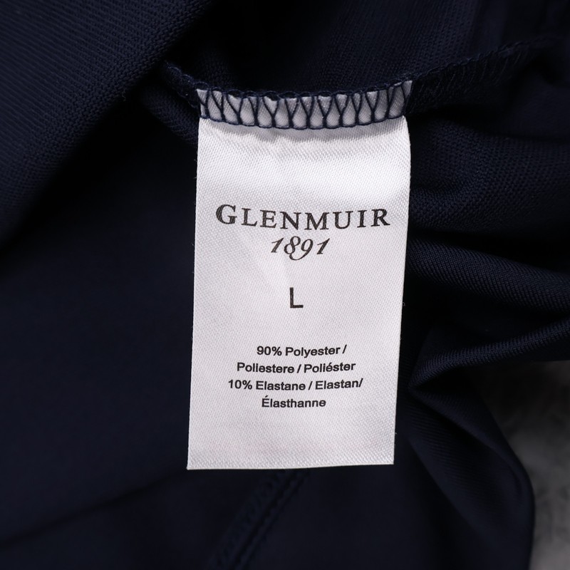Glenmuir Storm Bloc Showerproof Pullover Mens L Navy 1/4 Zip Monifieth Scotland gallery