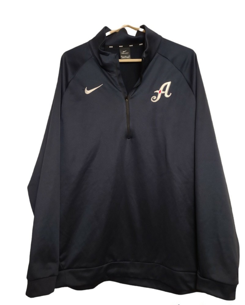Nike Reno Aces Therma Fit Quarter 1/4 Zip Navy Pullover Sz 2XL AAA Minor League