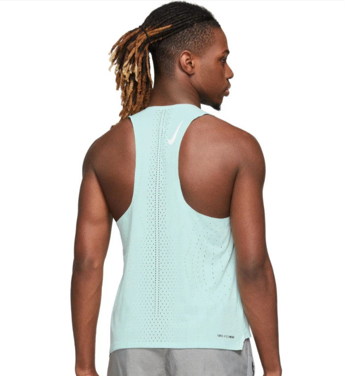 Nike ADV Aeroswift Dri-FIT Racing Singlet Slim Jade Ice DM4624-346 Men’s 2XL gallery